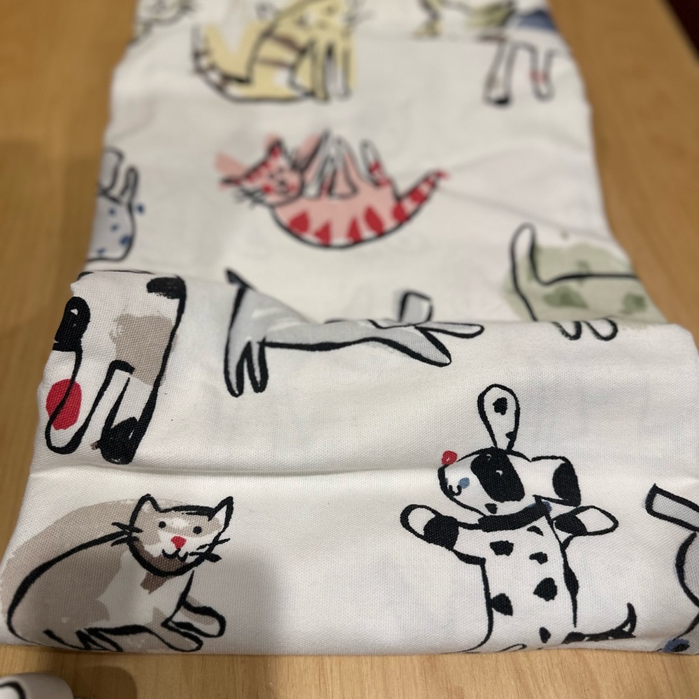 Vintage Cat and Dog Cartoon Art Bathroom Set - Picture 2 of 10